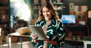 10 Smart Financing Tips for Growing Small Businesses 1 Tablet,,Search,And,Woman,In,Creative,Small,Business,With,Ecommerce,