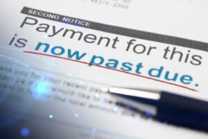 Customer Credit Impact on Cash Flow: The Hidden Factor That Can Make or Break Your Business 1 Image of an overdue invoice notifying a client that payment for the goods or services they received is now past due.